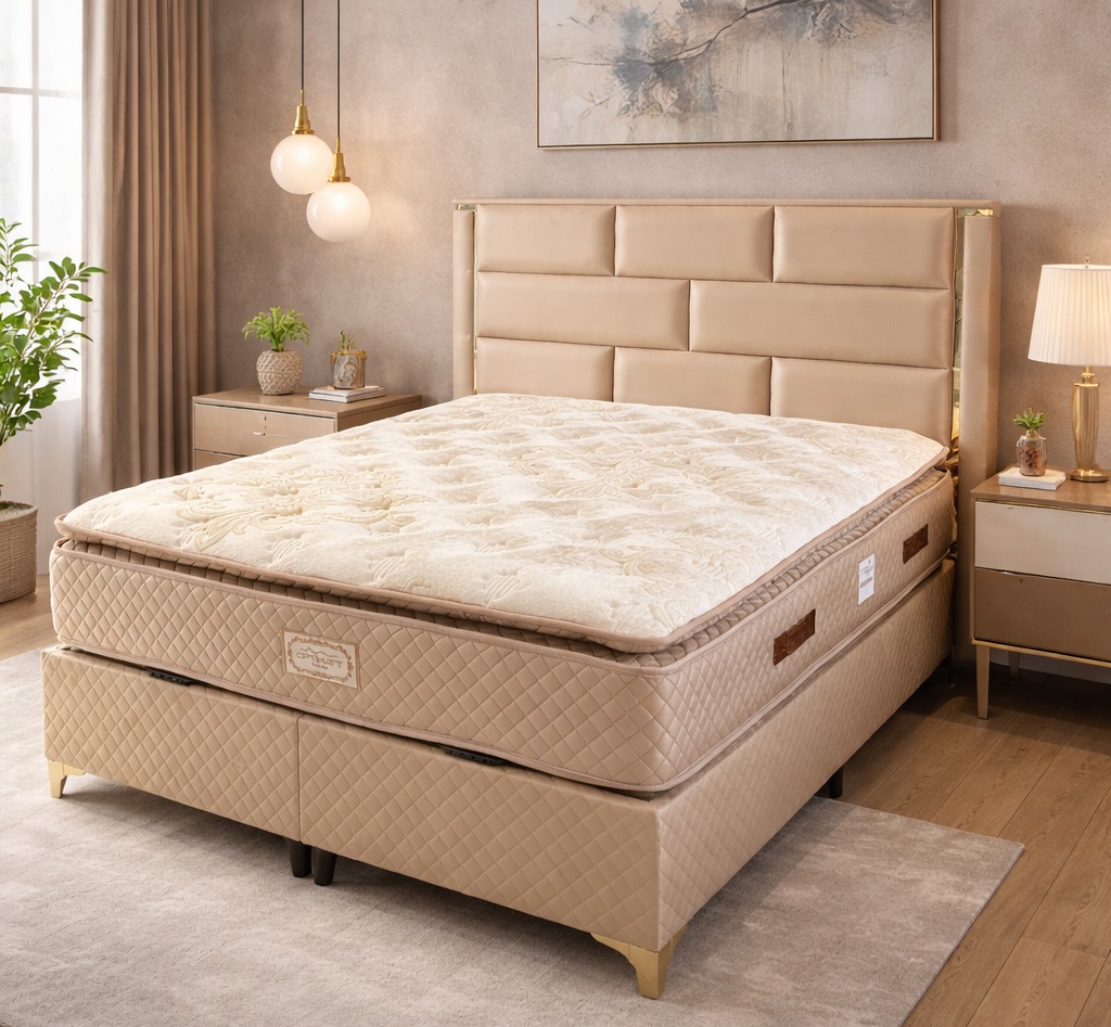 ÇİFT KİŞİLİK BAZA BAŞLIK YATAK SETLERİ