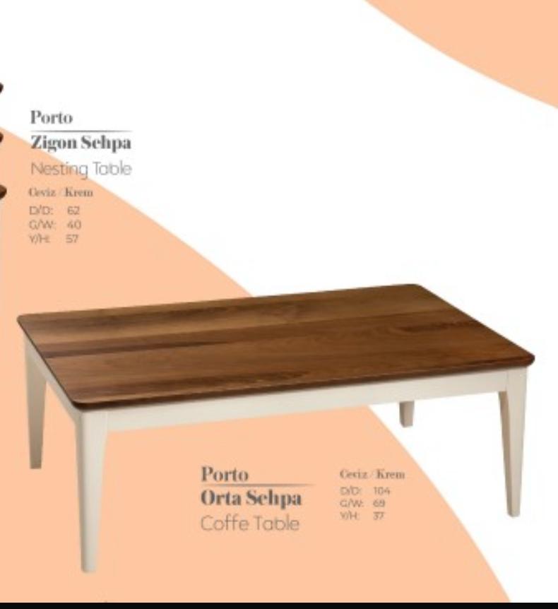 FURAX ZİGON ORTA SEHPA SET