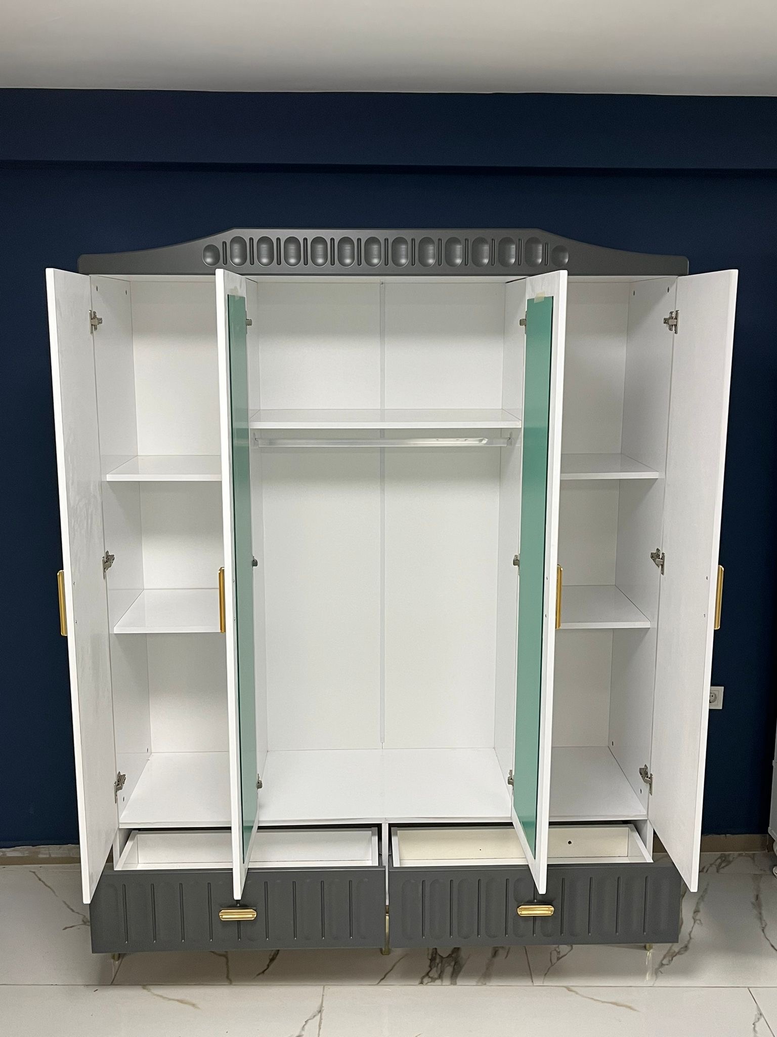 DOLUNAY 4 KAPAKLI MDF GARDROP