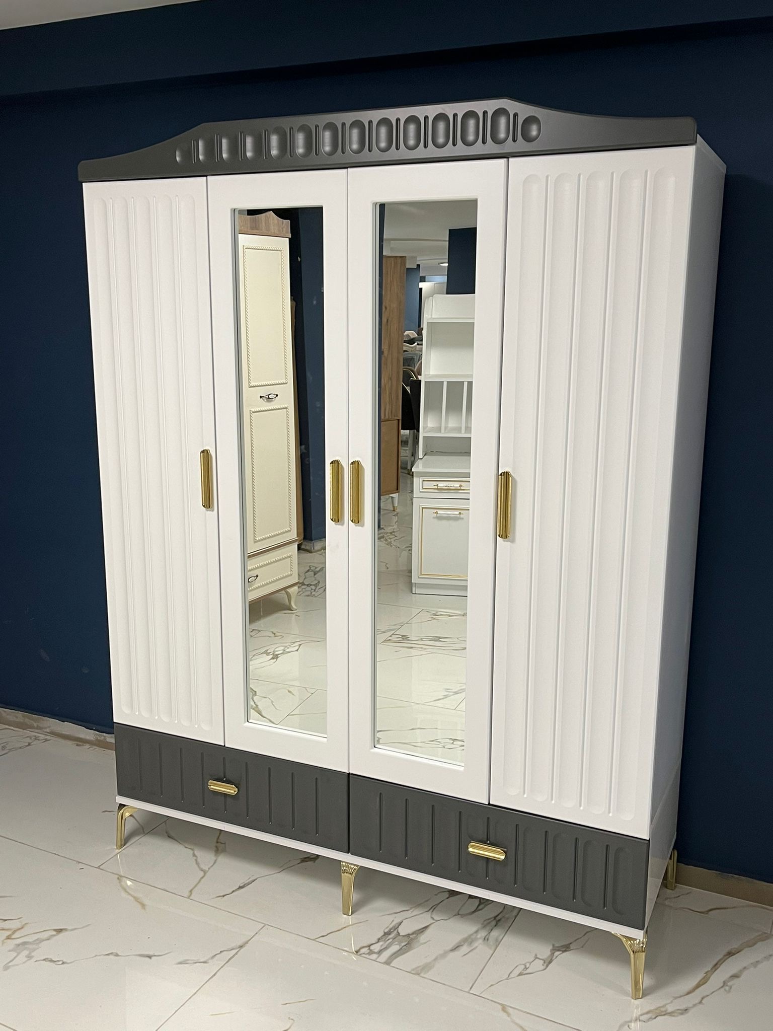 DOLUNAY 4 KAPAKLI MDF GARDROP