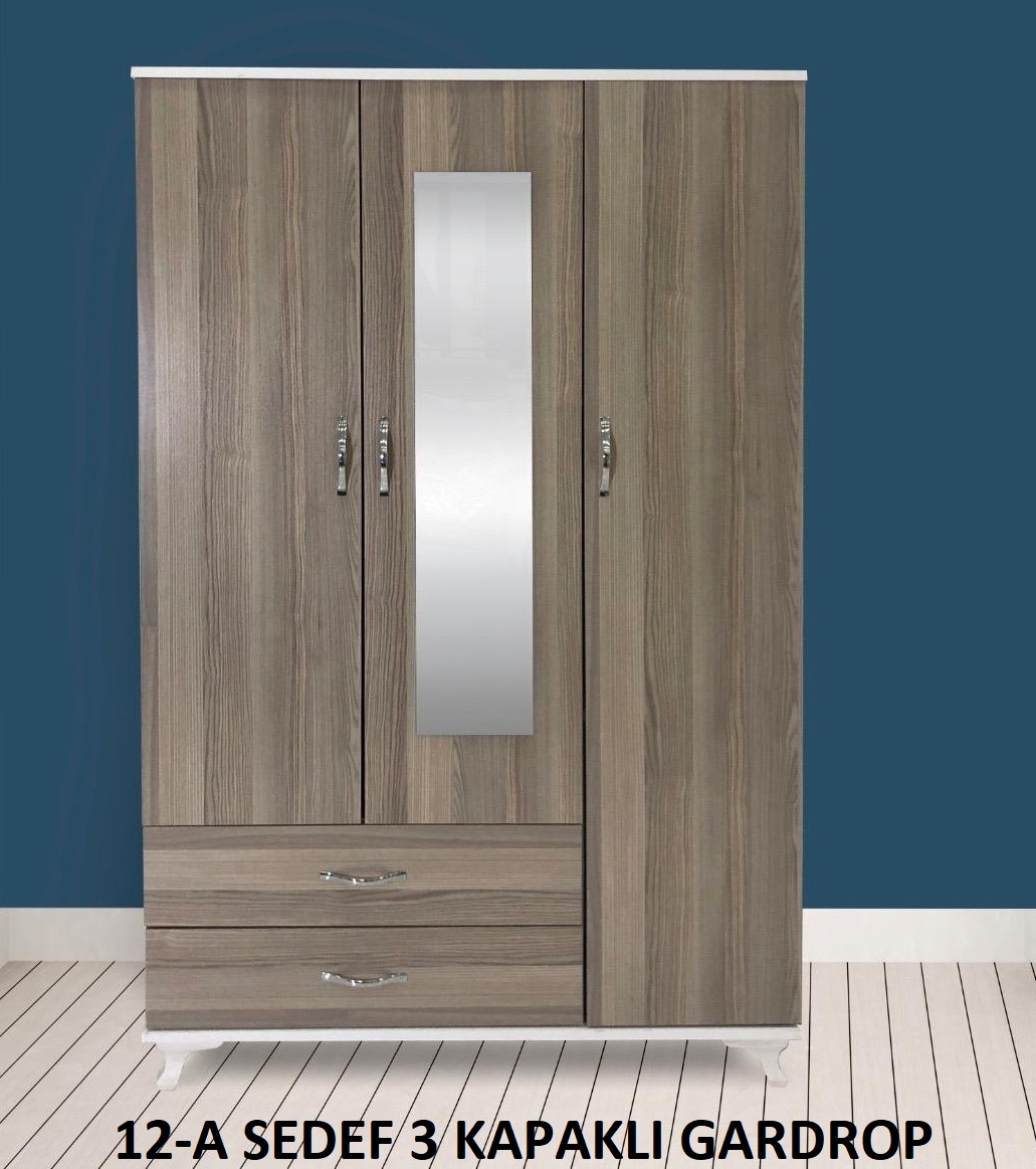 SEDEF 3 KAPAKLI GARDROP