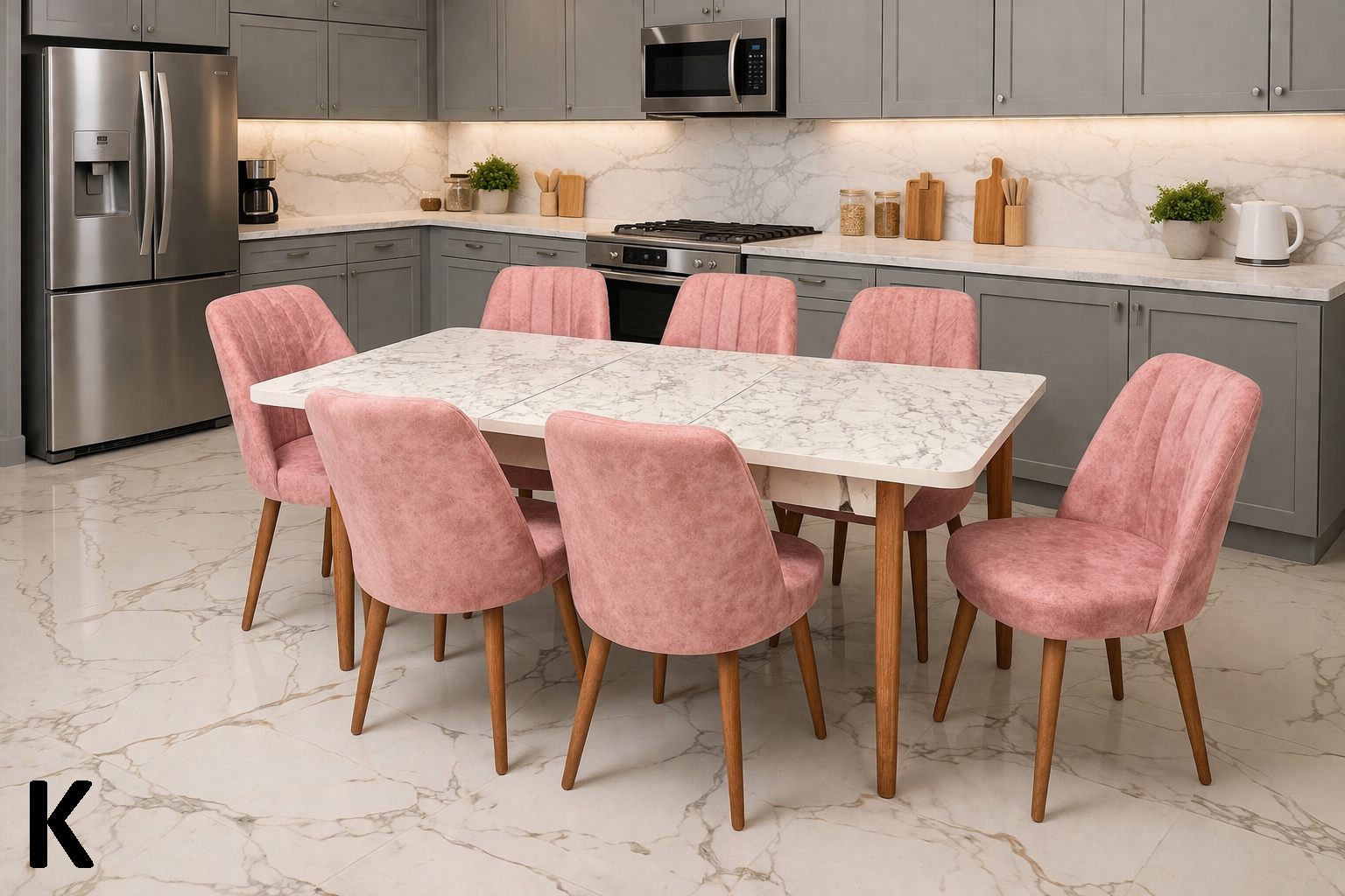 SEDEF GOLD YEMEK MASASI TAKIMI