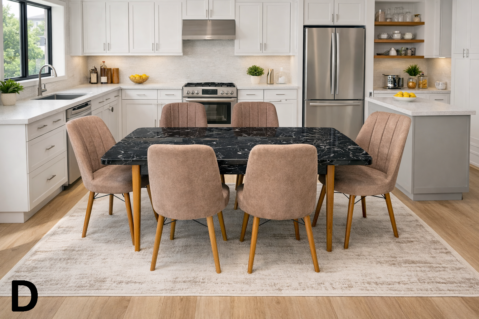 SEDEF GOLD YEMEK MASASI TAKIMI